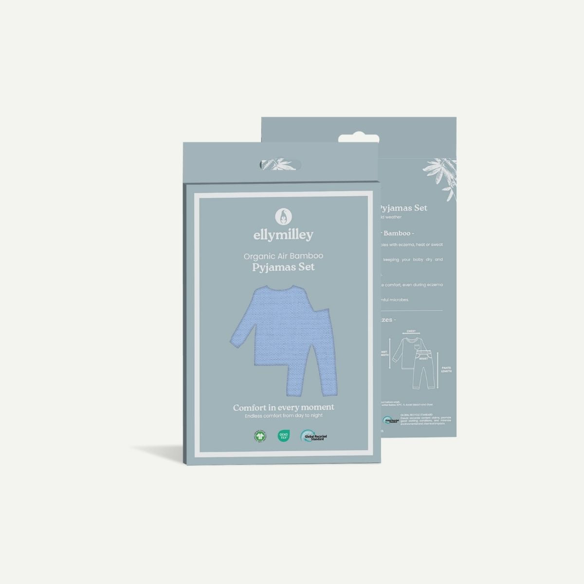 Elly Milley Signature Air Bamboo™ DreamKidz Reve Pajama - Powder Blue