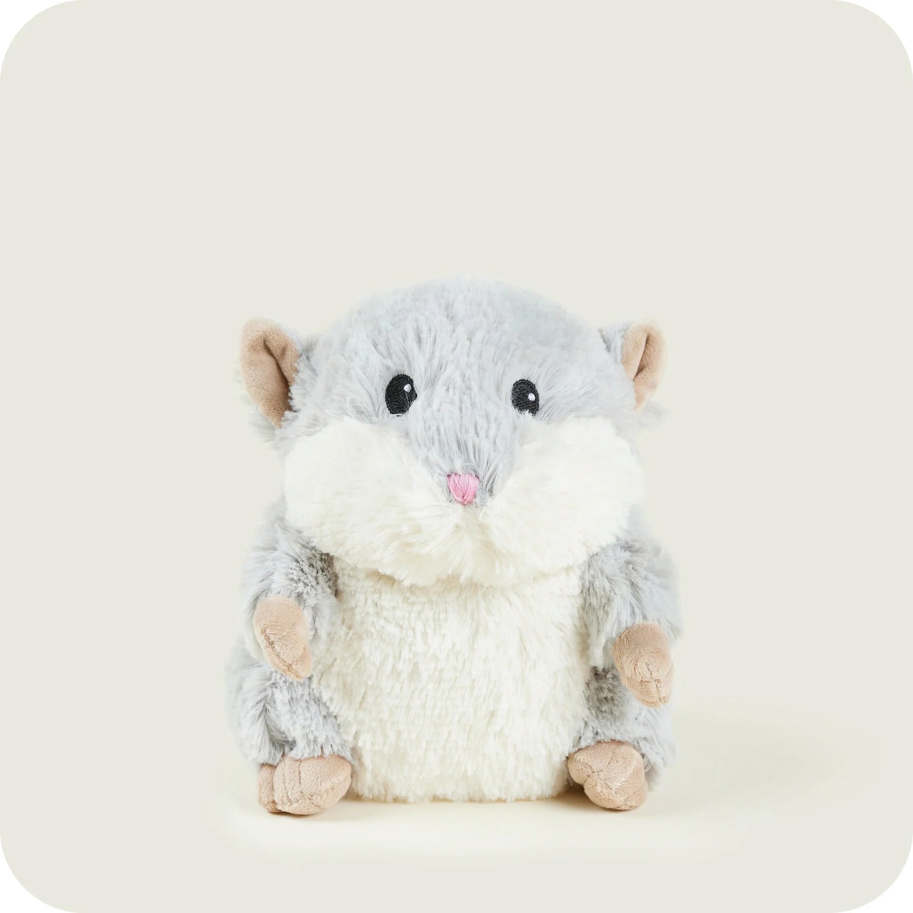 Warmies Soft Toy Grey Hamster