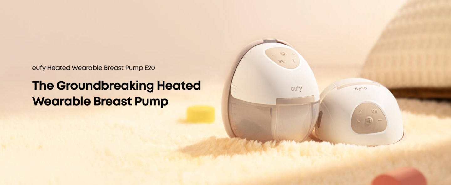 Eufy Breast Pump E20 — The Innovative Heated Wearable Breast Pump