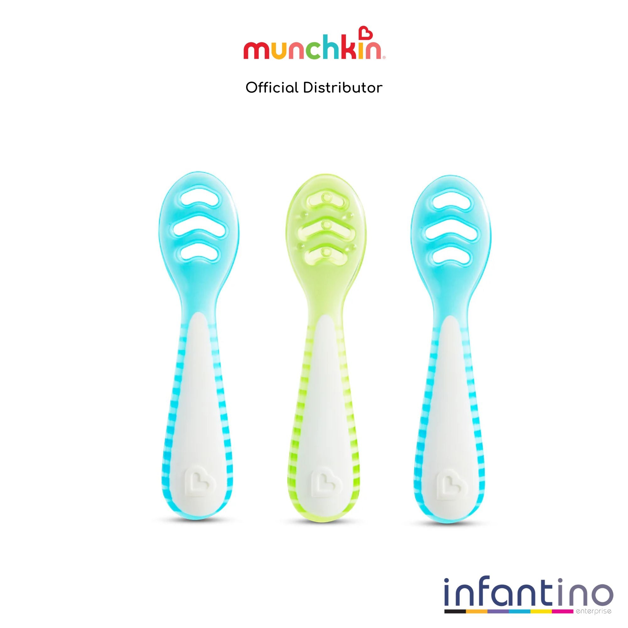 Munchkin Gentle Dip ™ Multistage First Spoons - 3pk