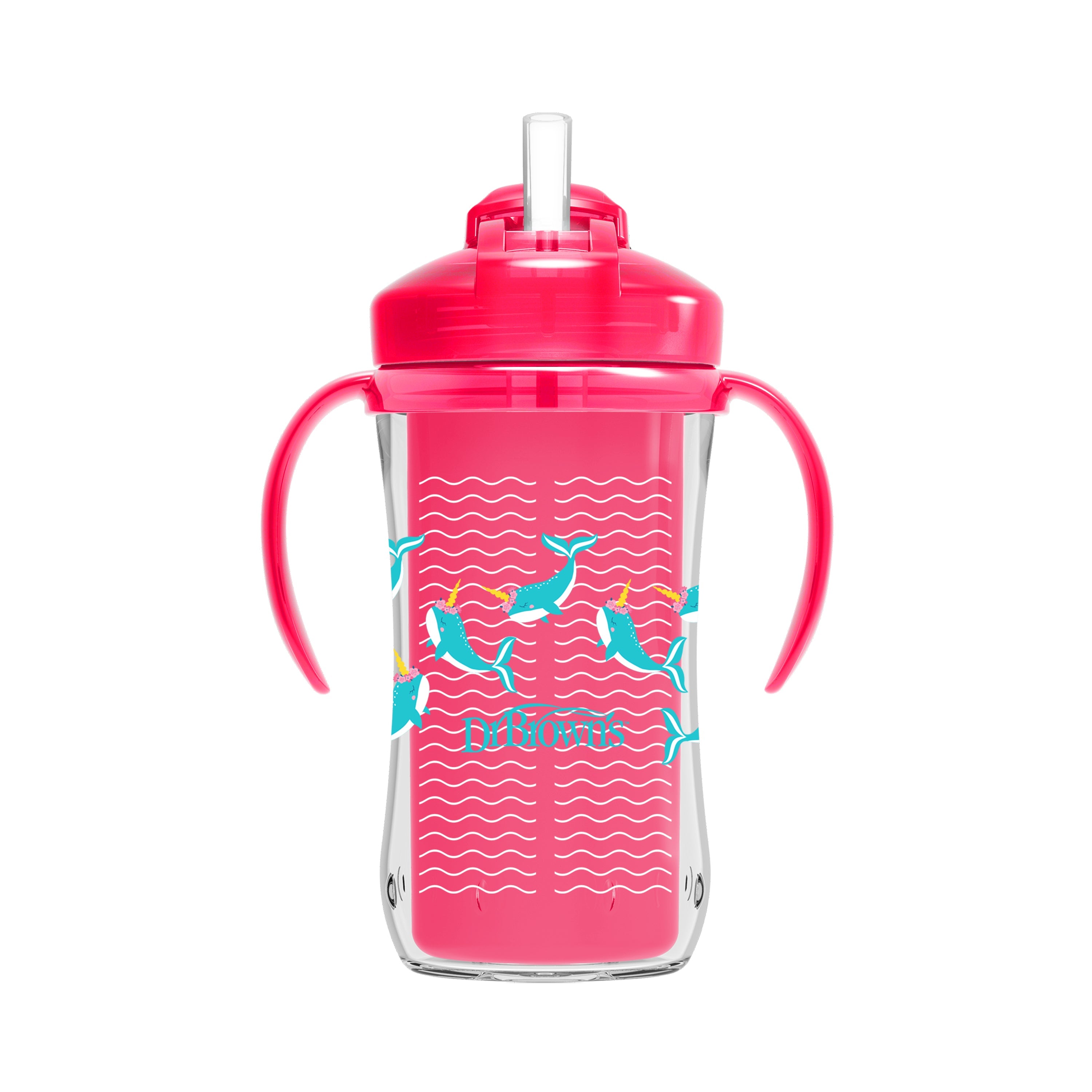Dr. Brown's Milestones Insulated Straw Cup 300ml Spill-Proof