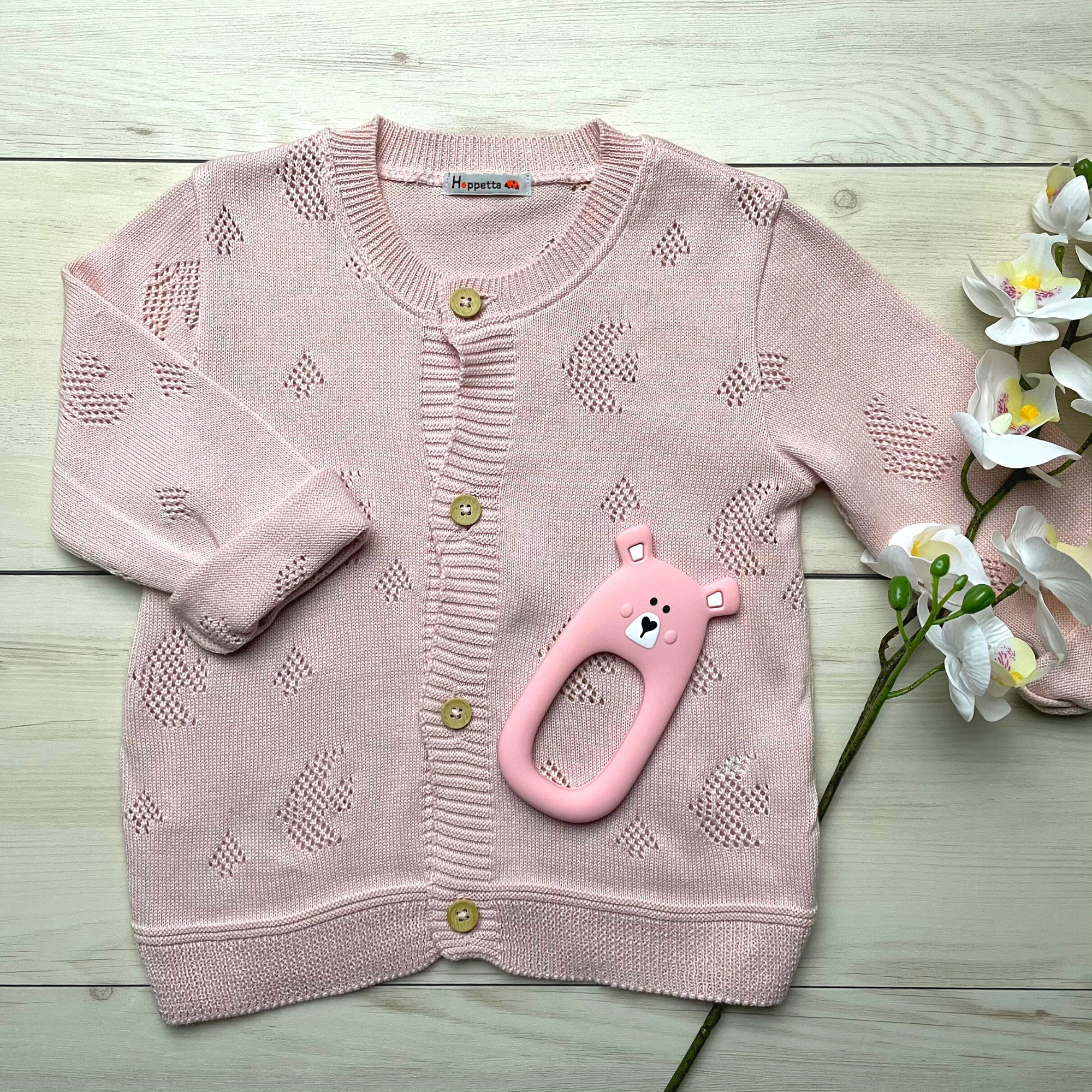Hoppetta Cookia Cardigan - Pink