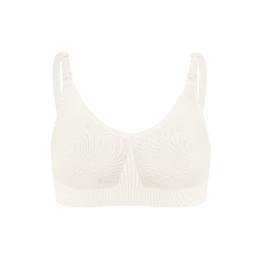 Bravado Designs Body Silk Seamless Nursing Bra - Sustainable - Antique White L
