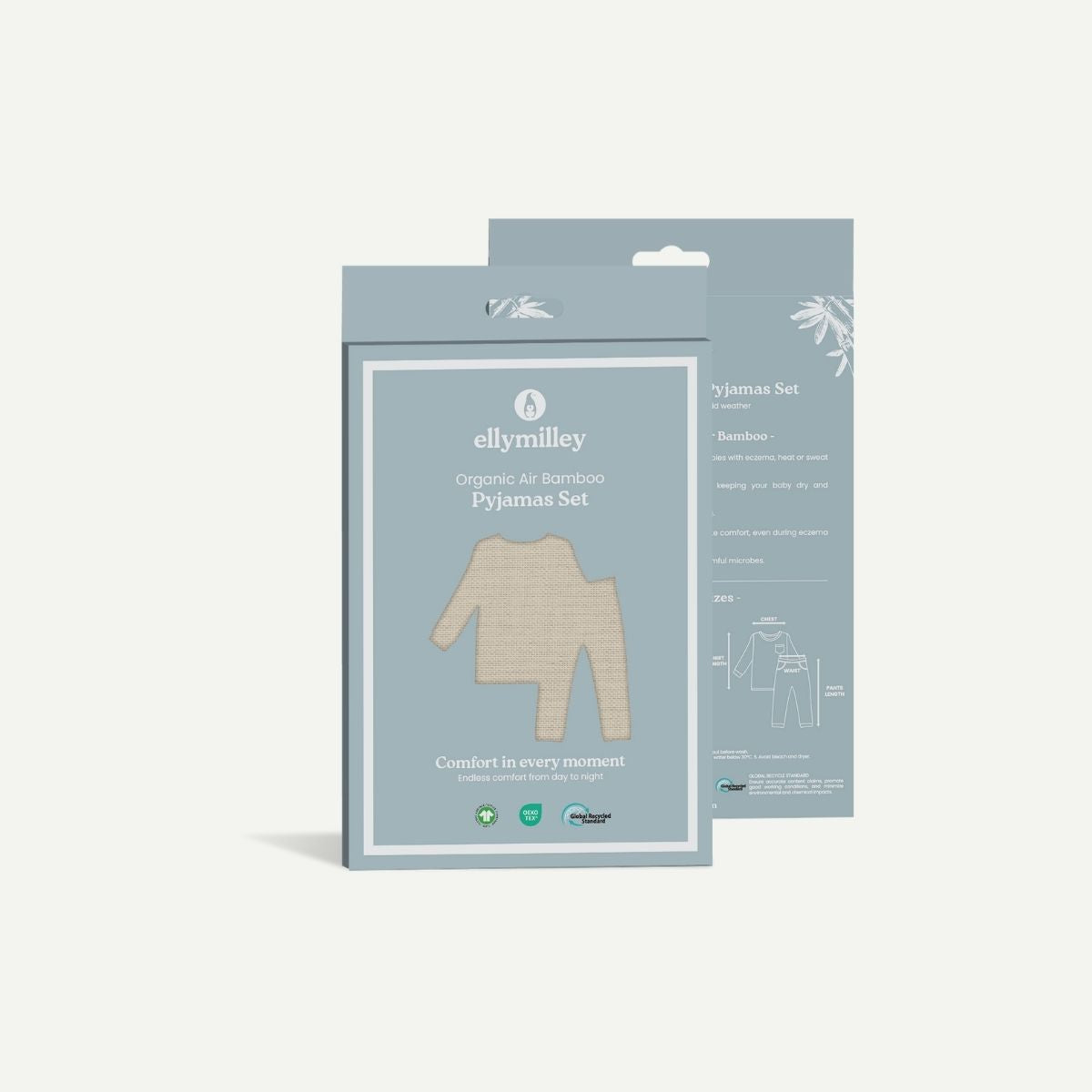 Elly Milley Signature Air Bamboo™ DreamKidz Reve Pajama - Oat