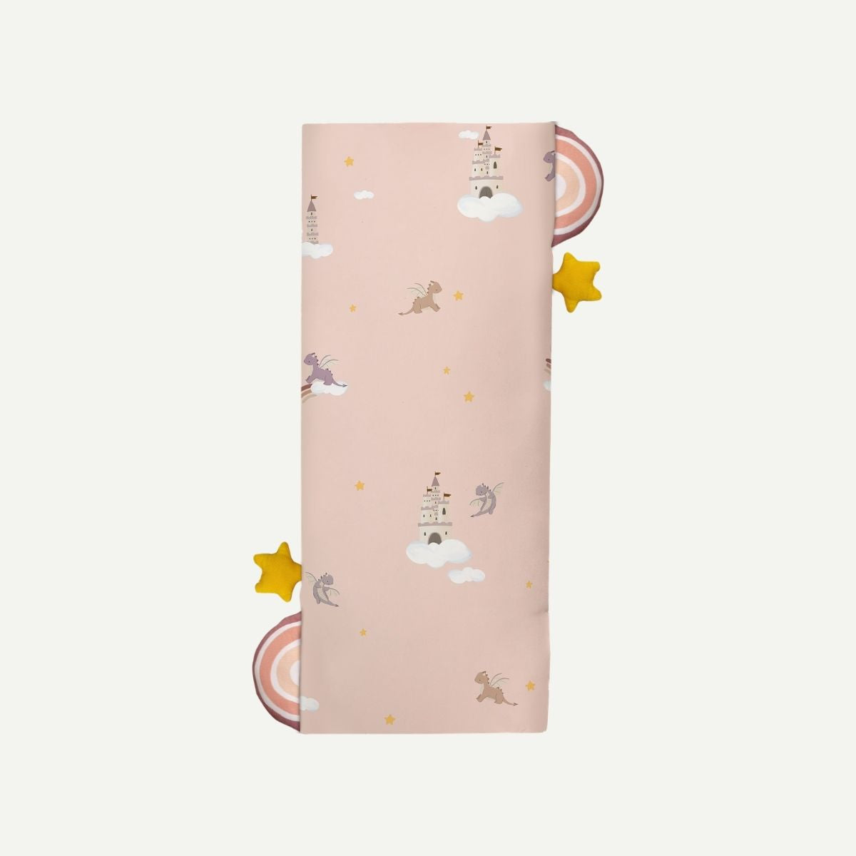 Elly Milley (PILLOW & CASE) Signature Air Bamboo™ Bedtime First Friend BFF Pillow - Pink Dreamy Dragon