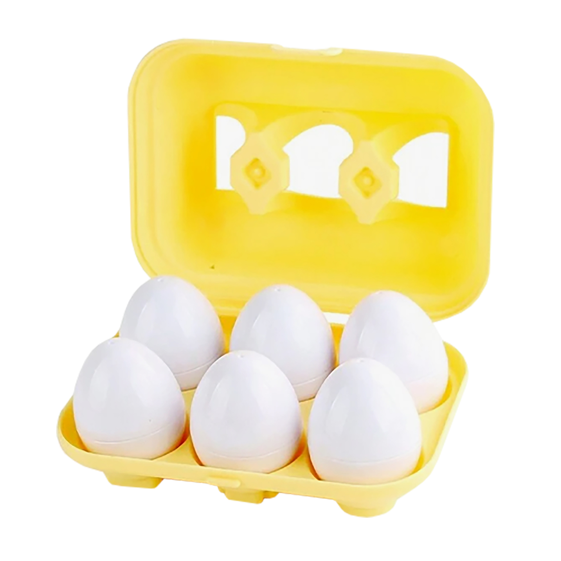 Lucky Baby Montessori Educative Matching Eggs for Kids with Yellow Holder (3 Design Option)