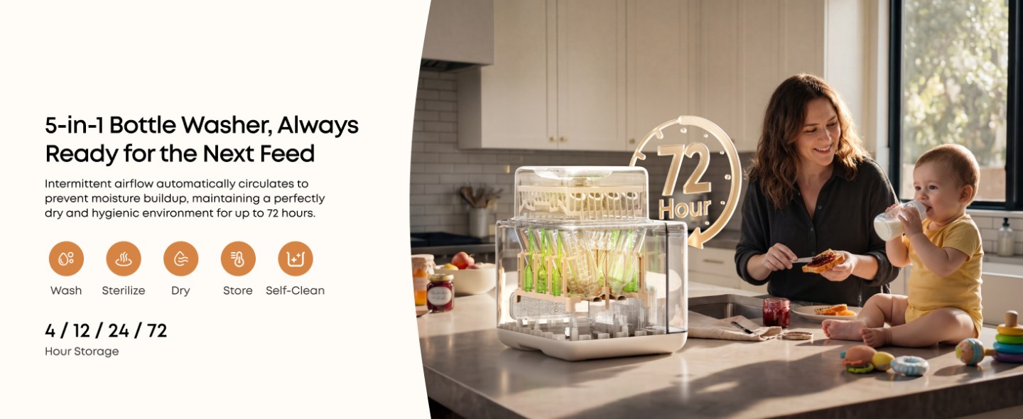 Eufy Bottle Washer S1 Pro — Worry-Free Safety, Incredibly Simple Use