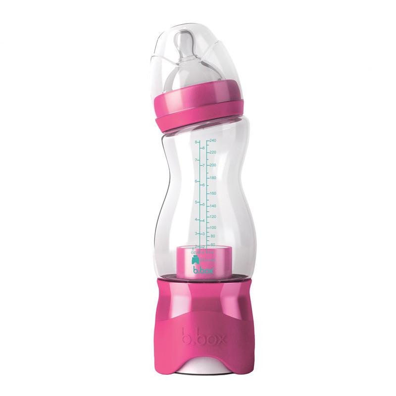 B.Box Bottle + Milk Dispenser 240ml/8oz (Berry)