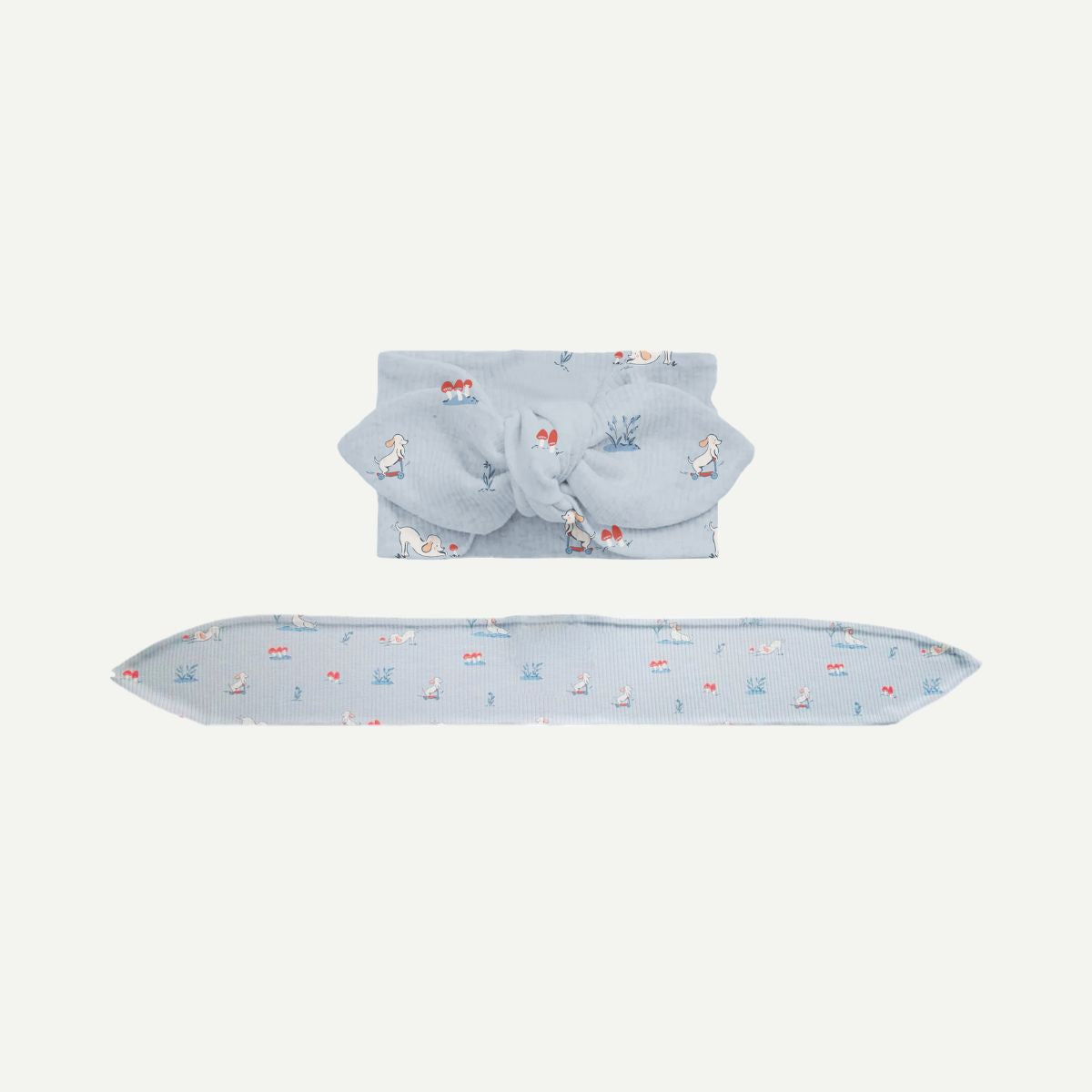 Elly Milley TENCEL™ Organic Cotton / Camélia Headband - Pup Meadow