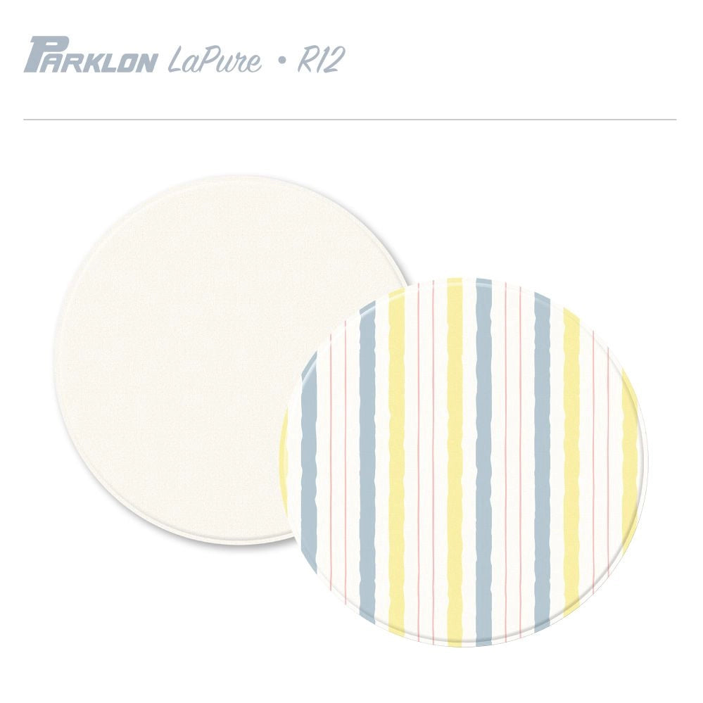 Parklon LaPure Round Mat Lemon Soda Woven Ivory (R12)