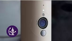 Manual camera rotation for a complete view of baby's room