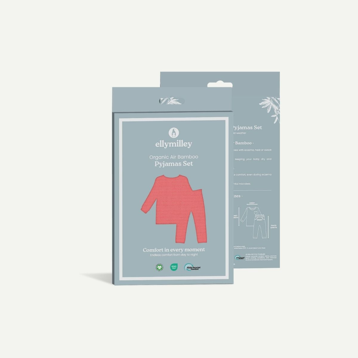 Elly Milley Signature Air Bamboo™ DreamKidz Reve Pajama - Berry Pink