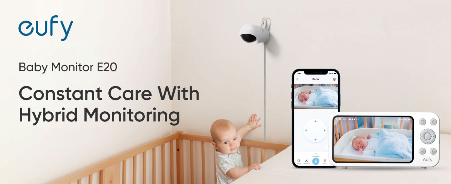 Eufy Baby Monitor E20 — Constant Care with Hybrid Monitoring