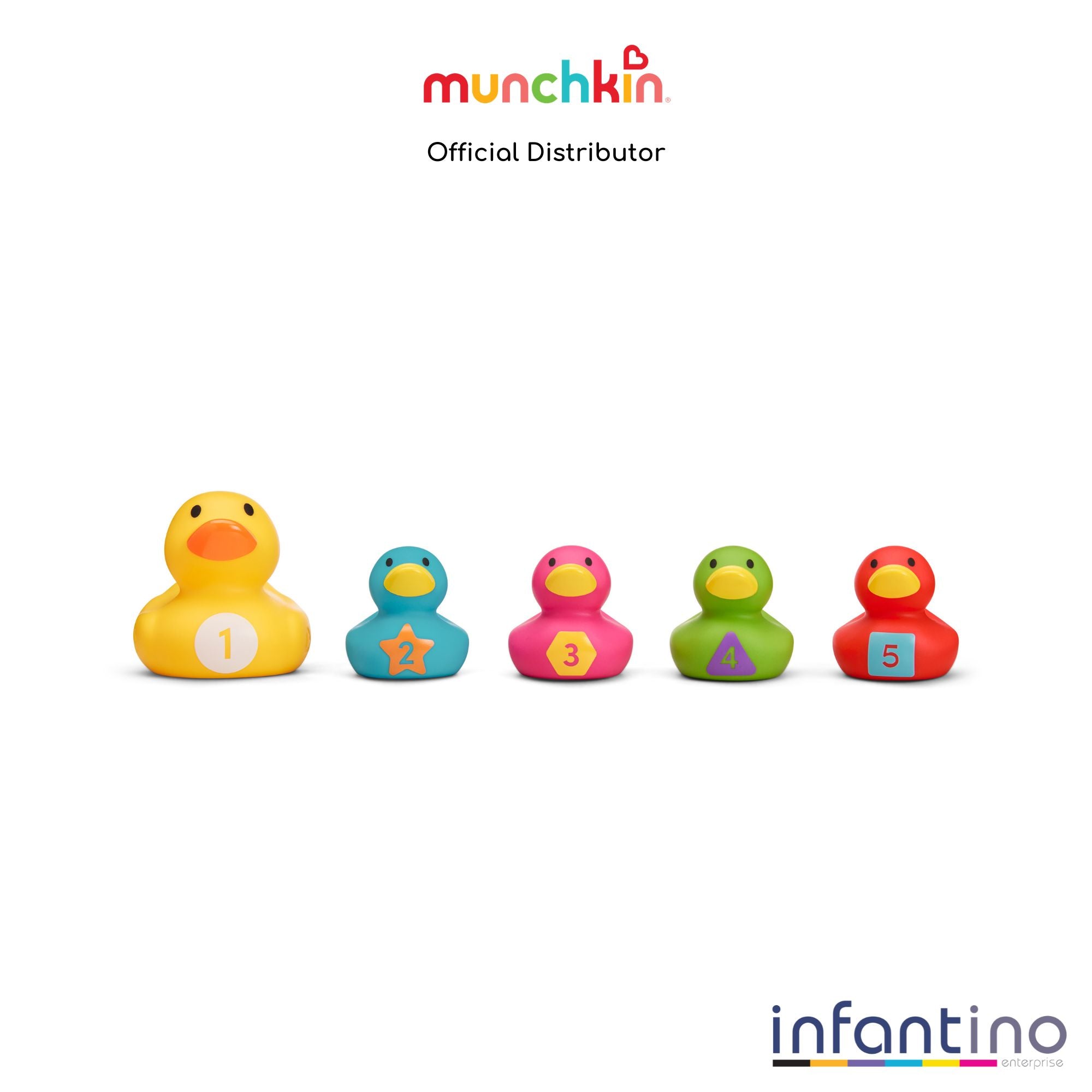 Munchkin Count & Quack Bath Duckies