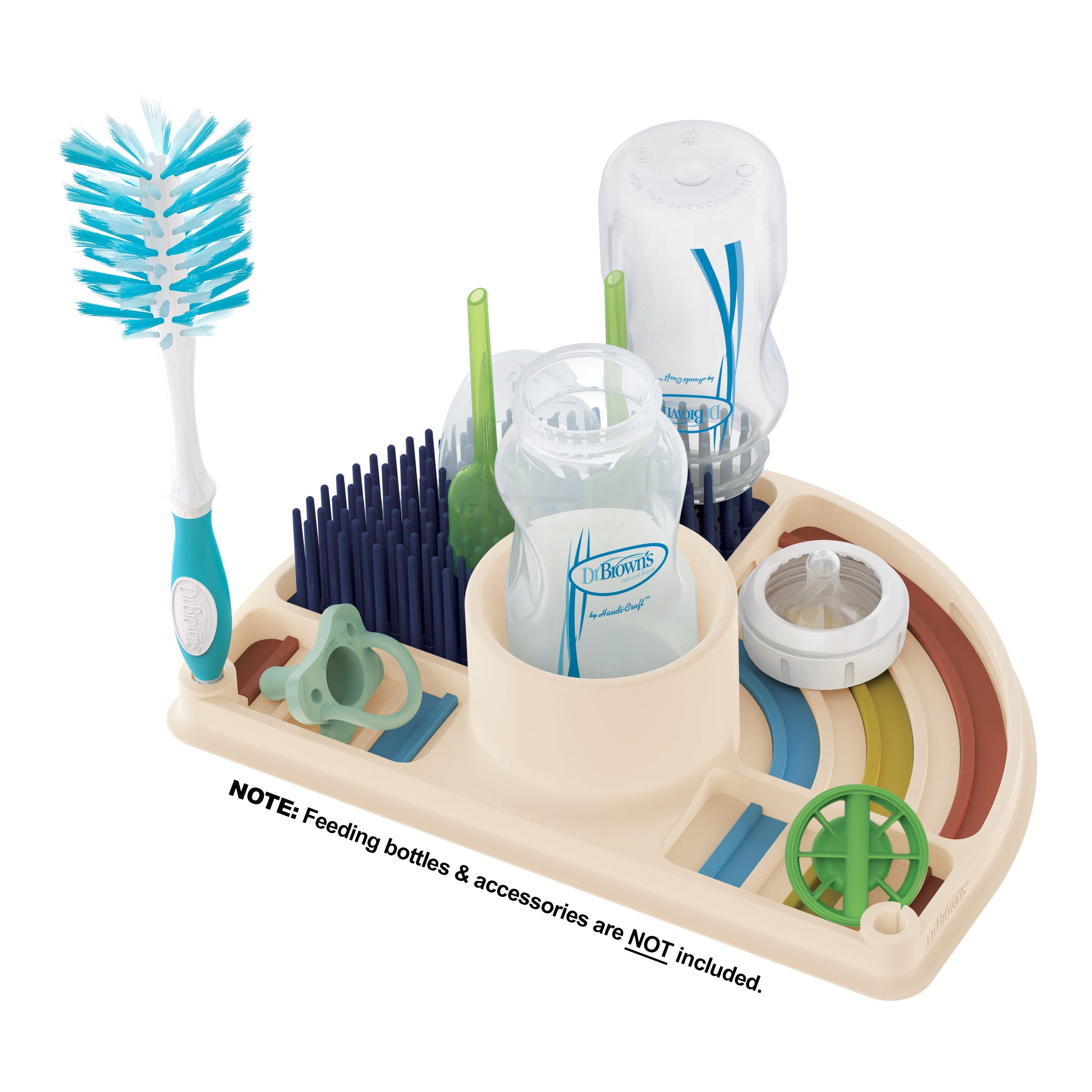 Dr. Brown's Dry & Prep 2-in-1 Silicone Baby Bottle Mat