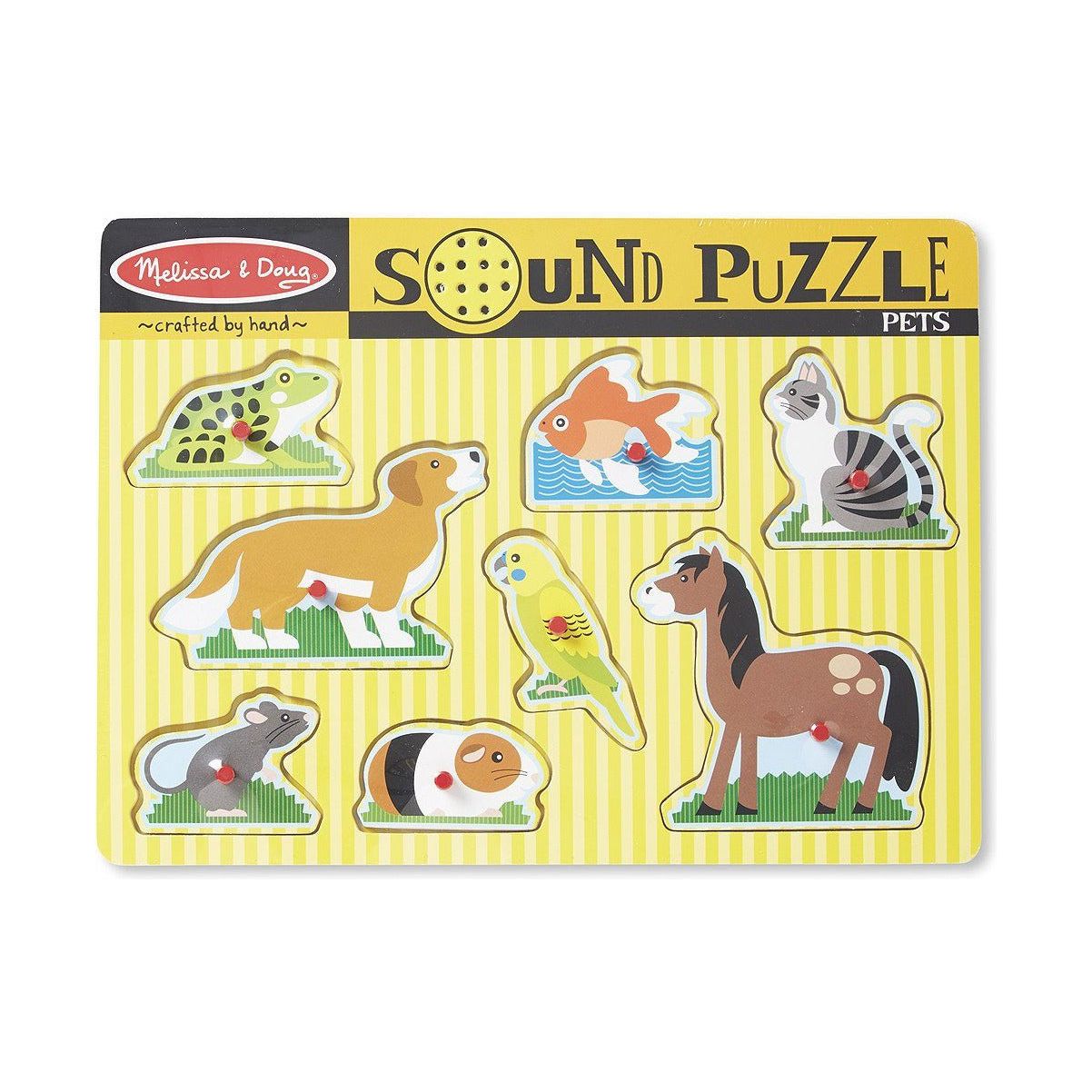 Melissa & Doug Pets Sound Puzzle - 8 Pieces