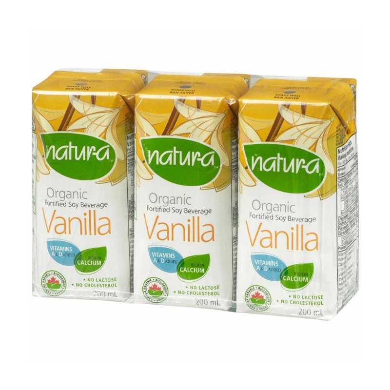 Natur-a Enriched Soy Beverage - Vanilla (Organic), 200 ml.