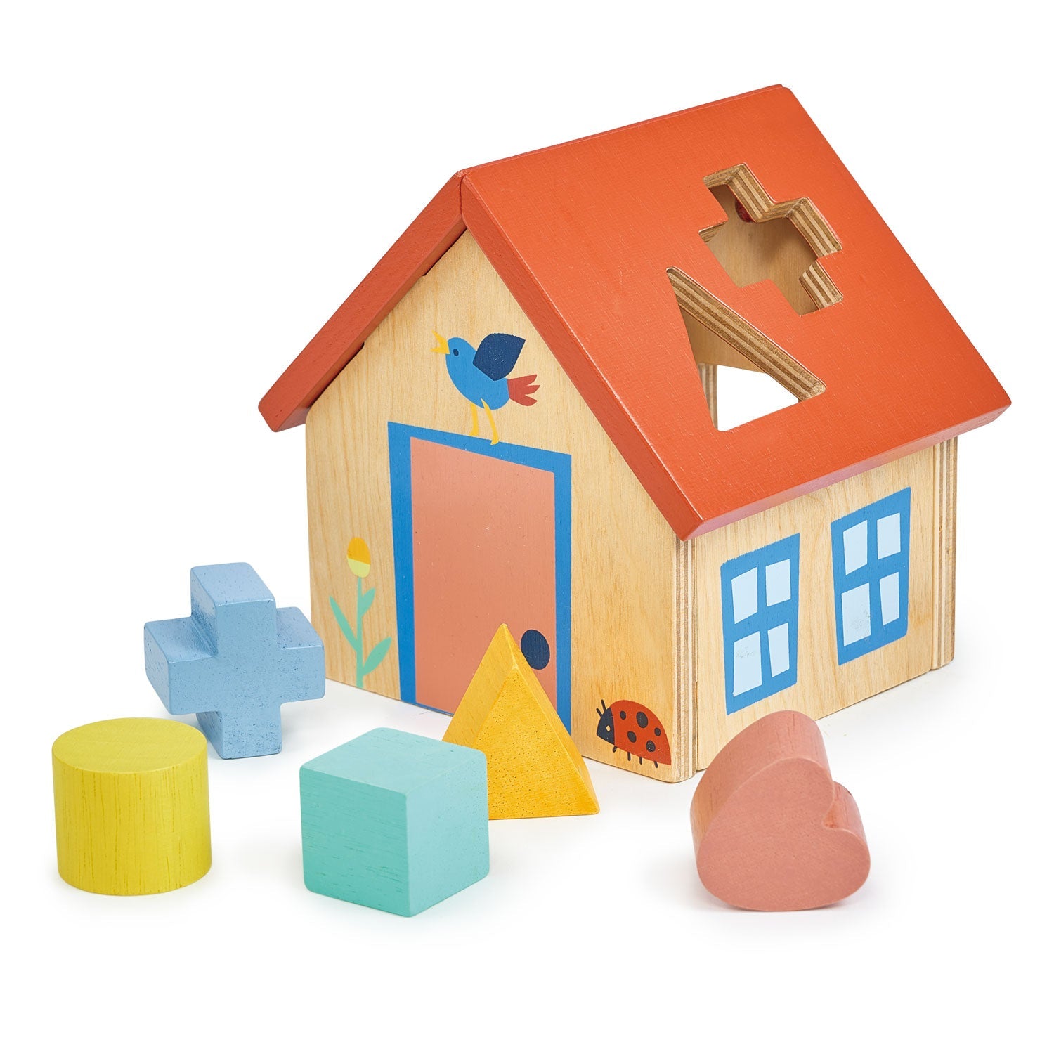 Mentari Toys Shape Sorter House | 12 months+