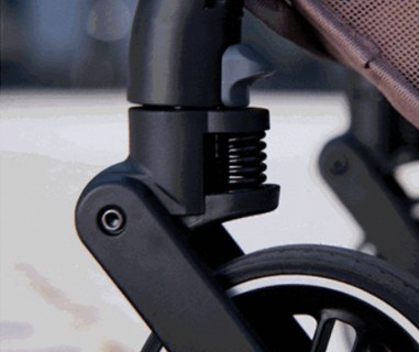 Britax Rio Stroller — Suspension On All Wheels