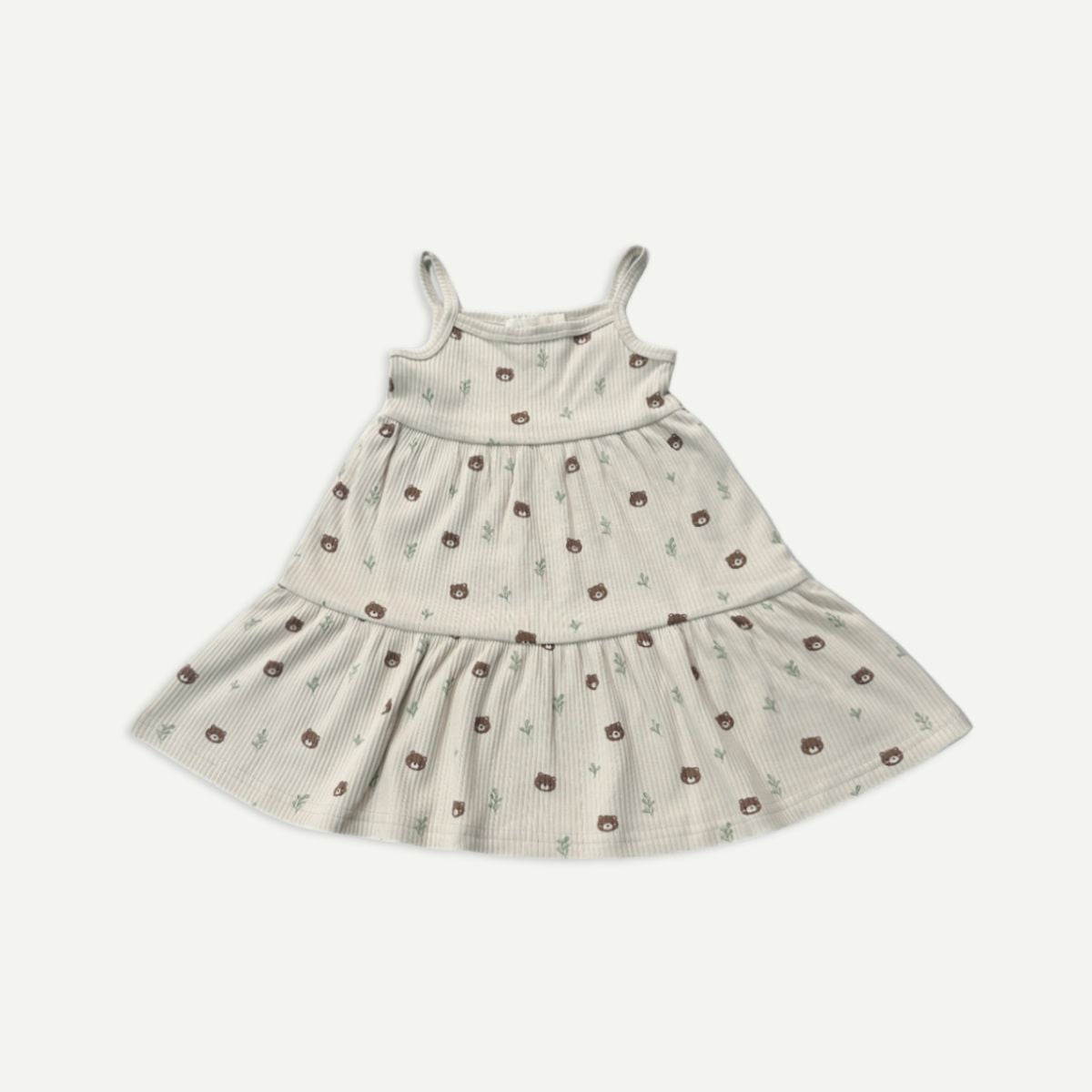 Elly Milley TENCEL™ Organic Cotton / Pétale Dress - Woodland Bear