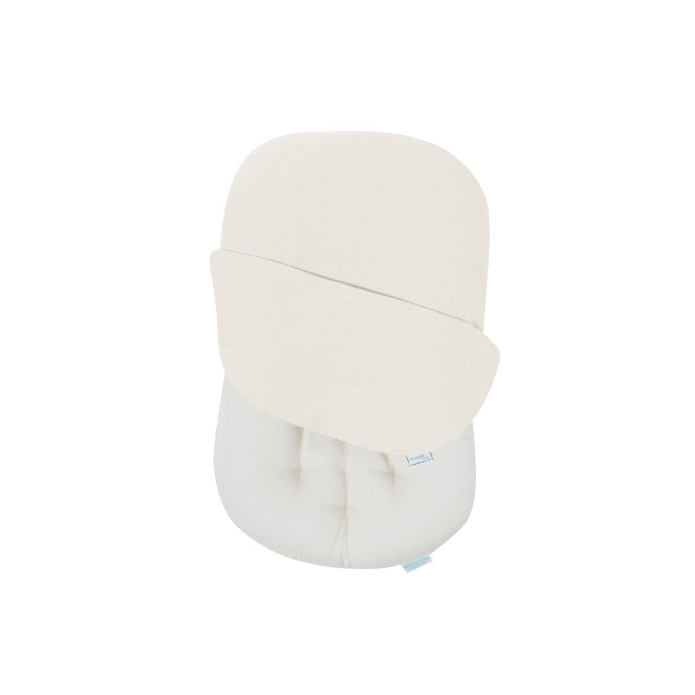 Snuggle Me Natural Infant Lounger with Natural Cove