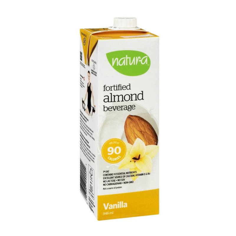 Natur-a Enriched Almond Beverage -  Vanilla, 946 ml.