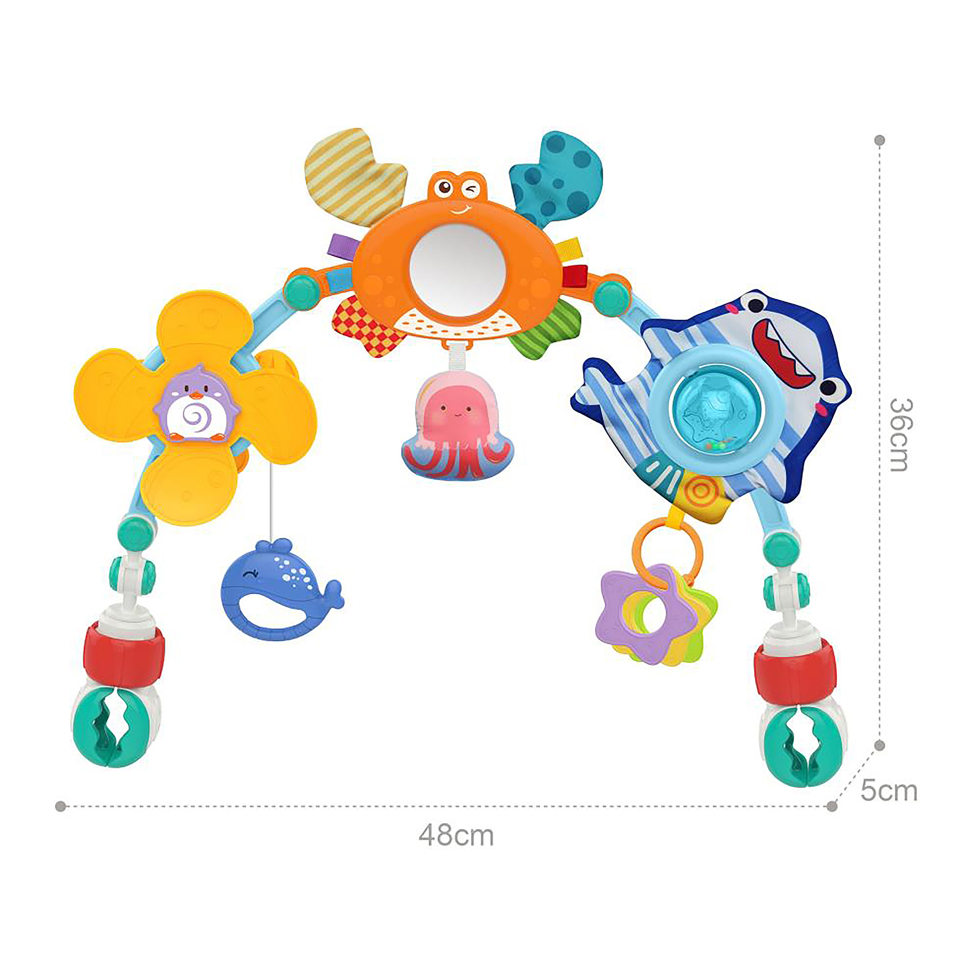 Lucky Baby Travel Play Arch on Stroller/Crib/Carseat (2 Design Option)