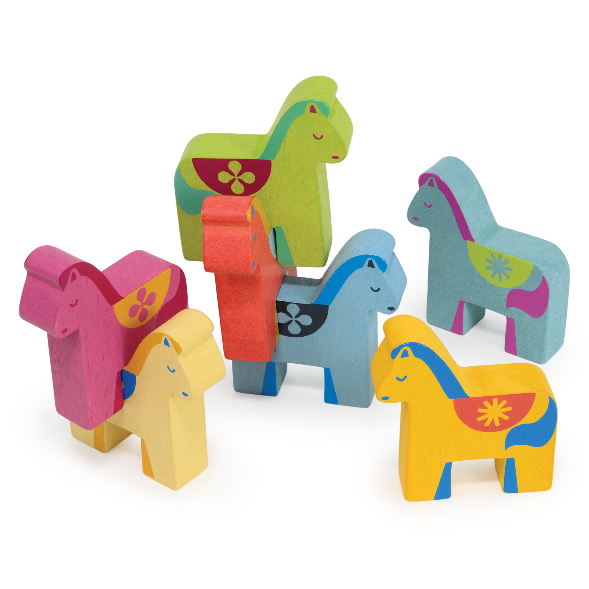 Mentari Toys Rainbow Pony Playset