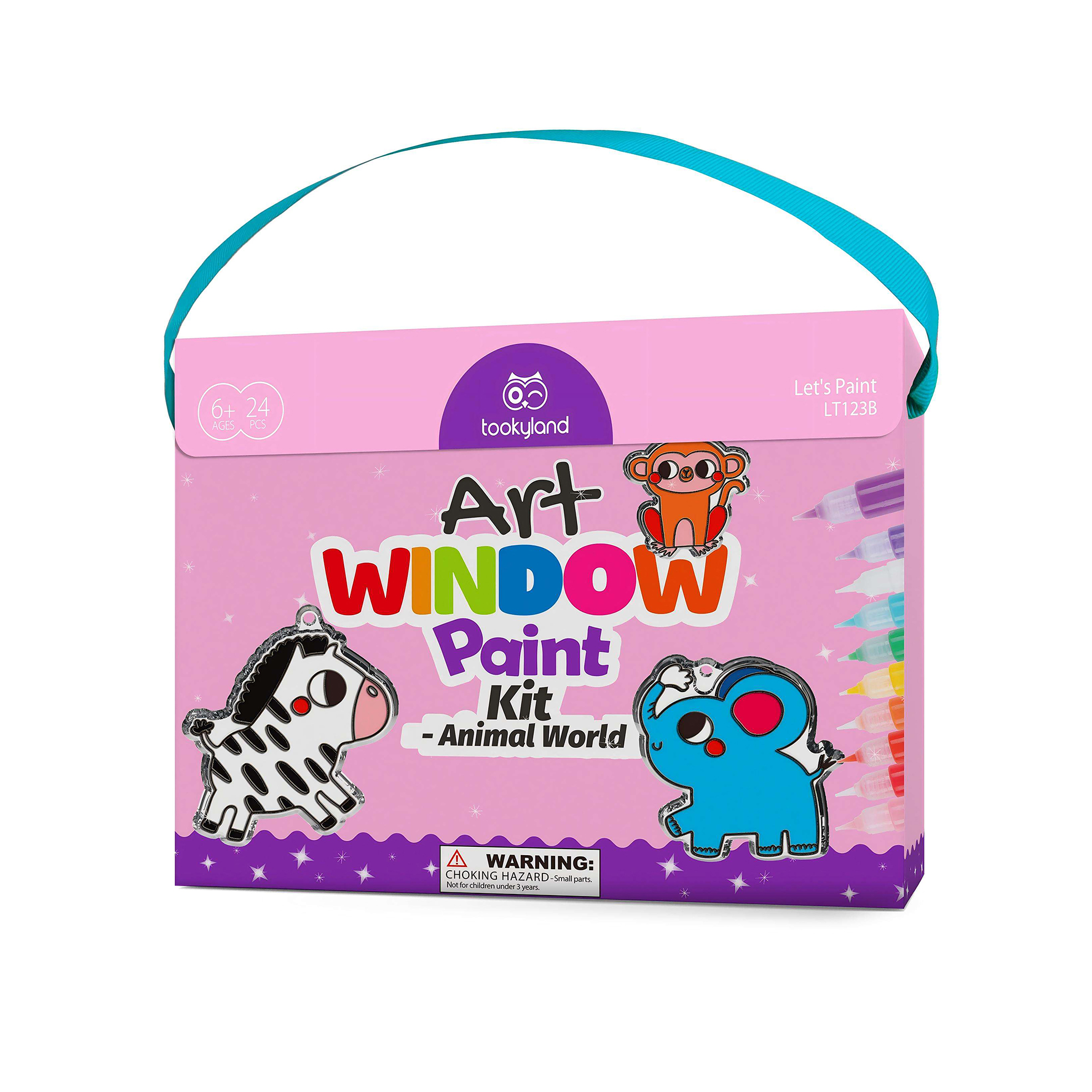Lucky Baby Tookyland LT123D Window Art Kit (Animal World)