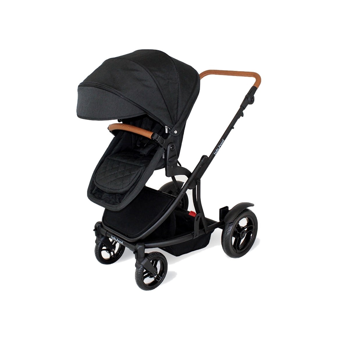 Babyhood Doppio Stroller and Seat - Black