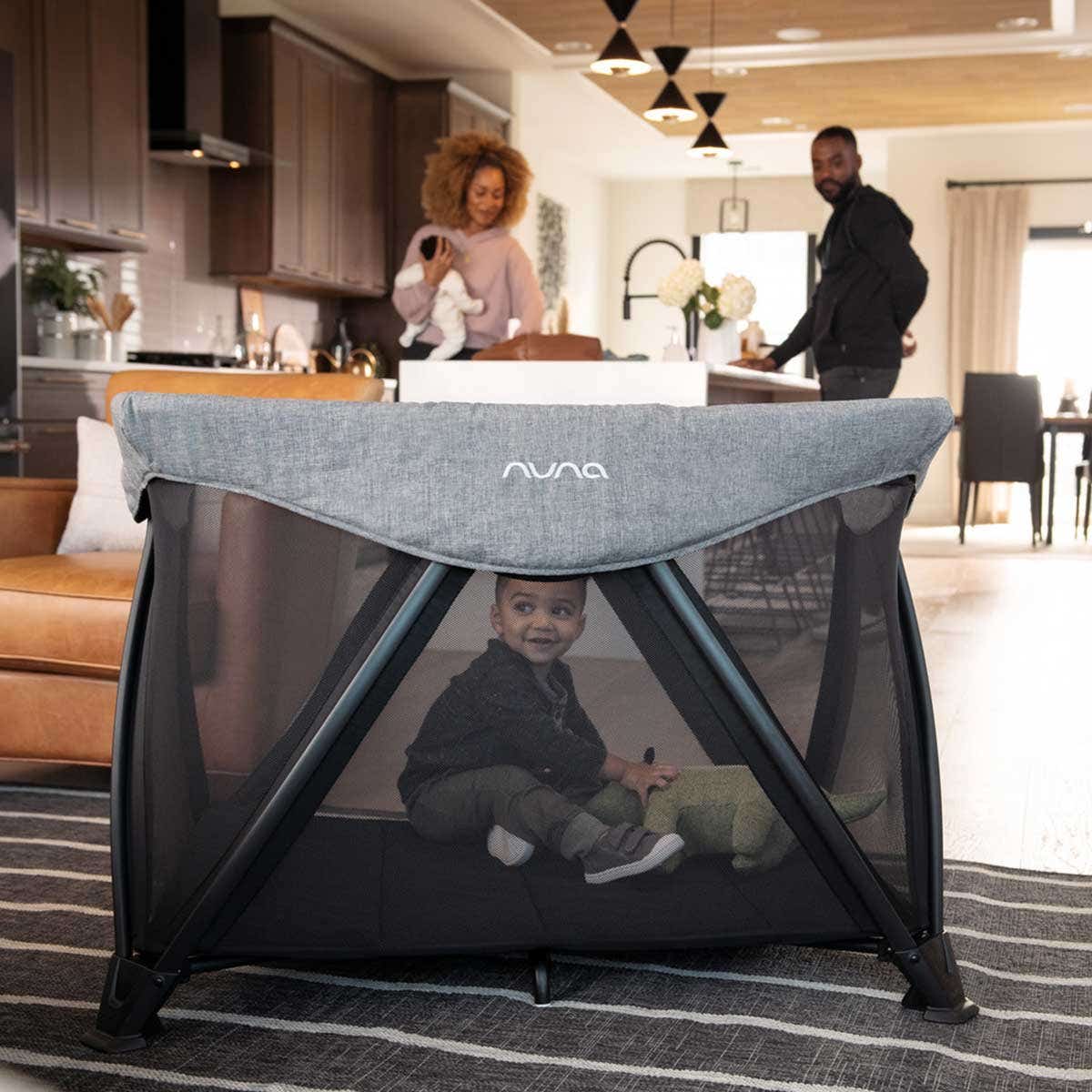 Nuna Sena Aire Travel Cot & Playard — official Nuna