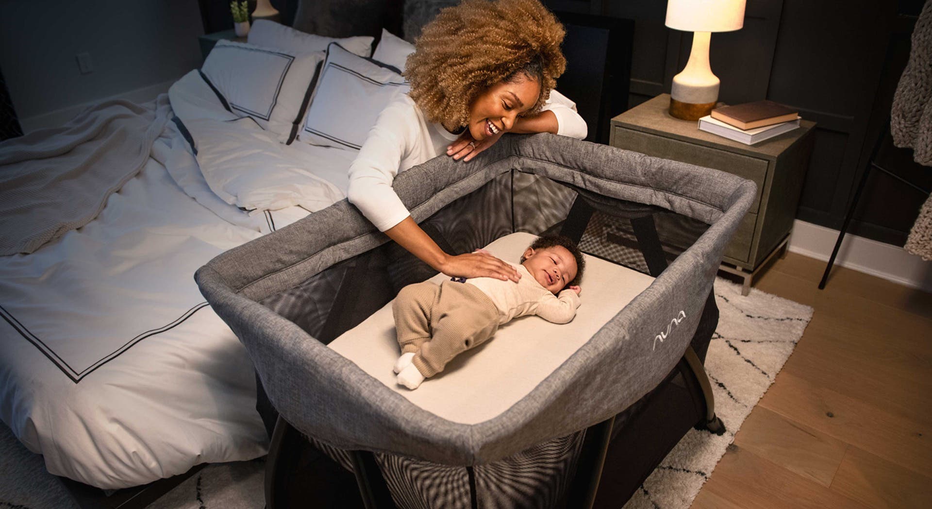 Nuna Sena Aire Travel Cot & Playard — official Nuna