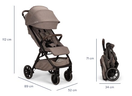 Nuna Trvl Lx Stroller (free cup holder) — official Nuna