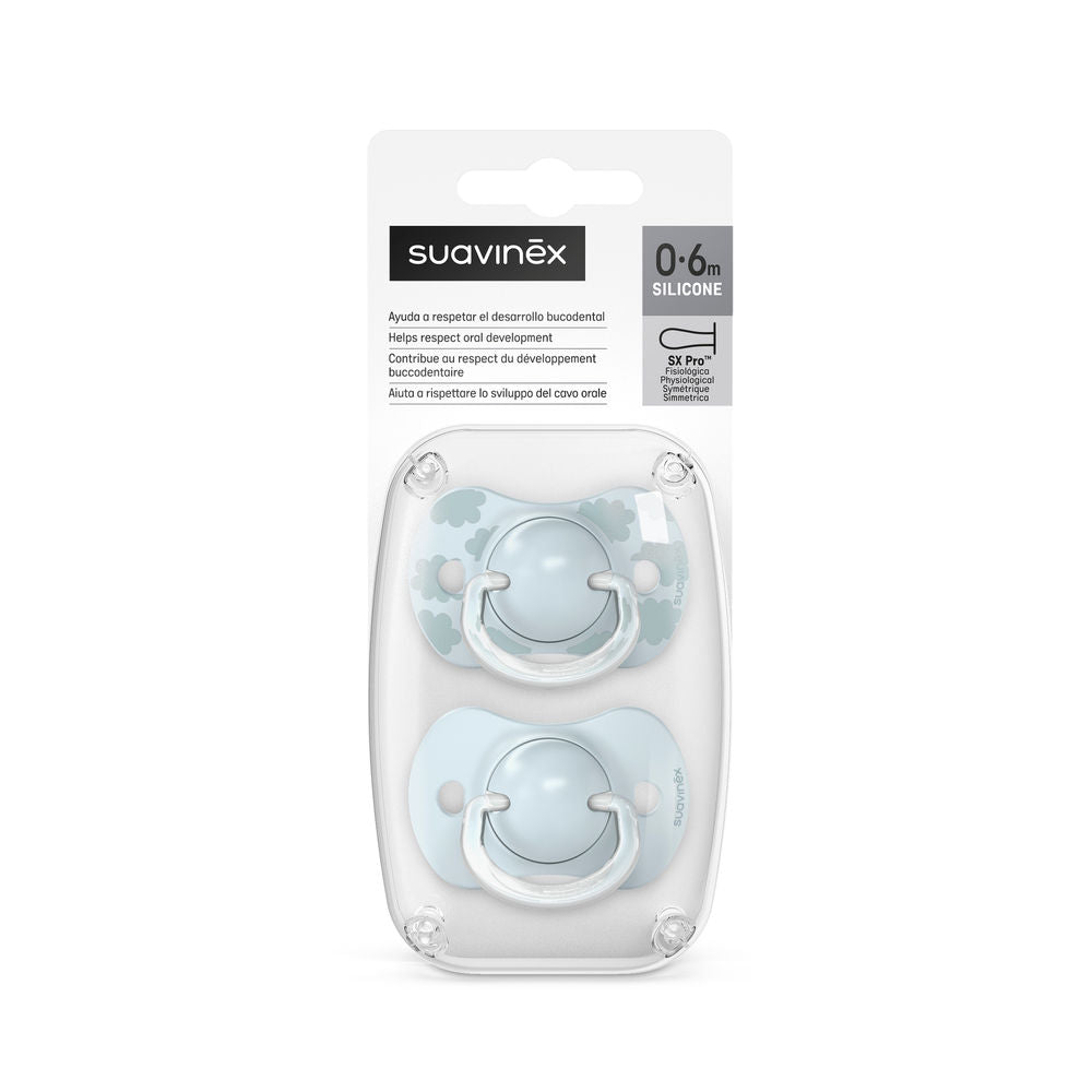 Suavinex Dreams SX Pro Soother 0-6 Months 2 Pack - Blue