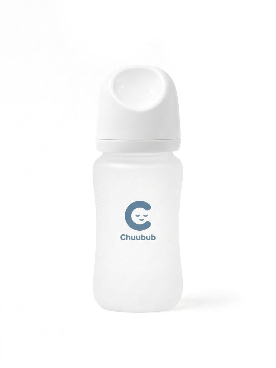 Chuubub SiliGlass Milk Bottle 240ml (6M+)