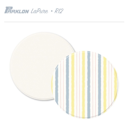 Parklon LaPure Round Mat Lemon Soda Woven Ivory (R12)