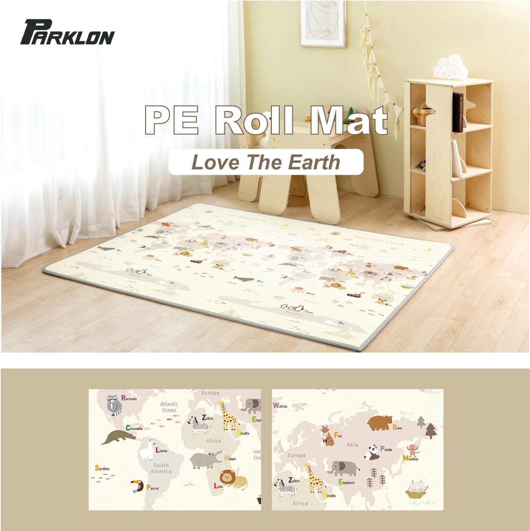 Parklon Single Sided PE Roll Mat Love The Earth (NEW)