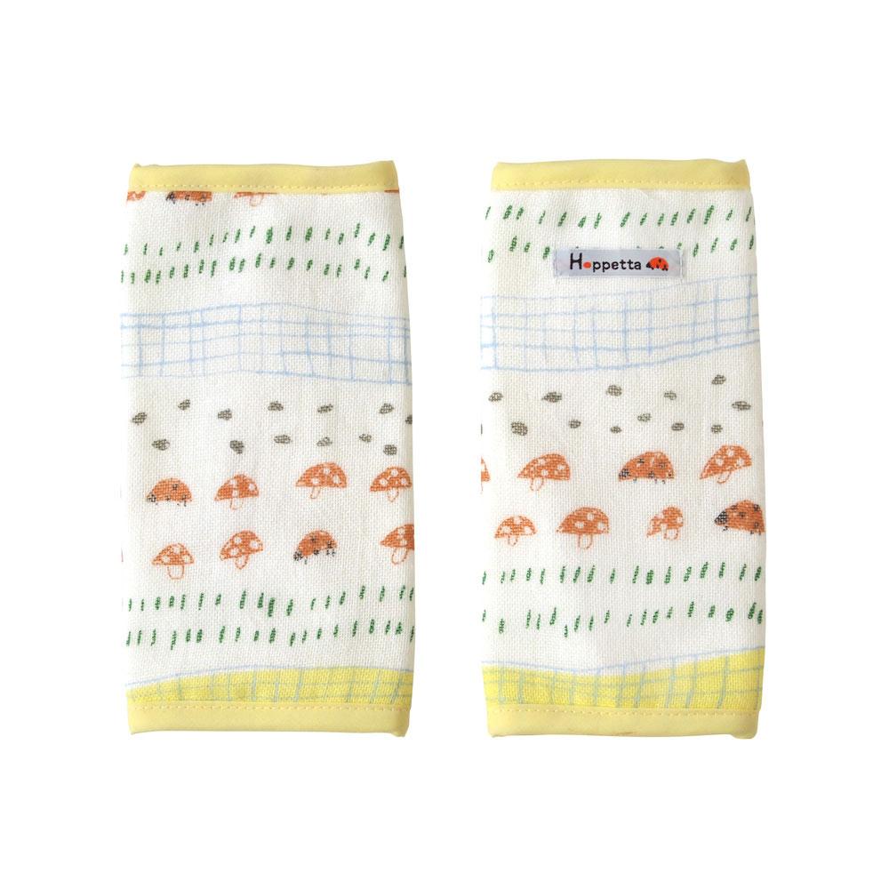 Hoppetta Tanta Fluffy Gauze Drool Pad - Ladybug