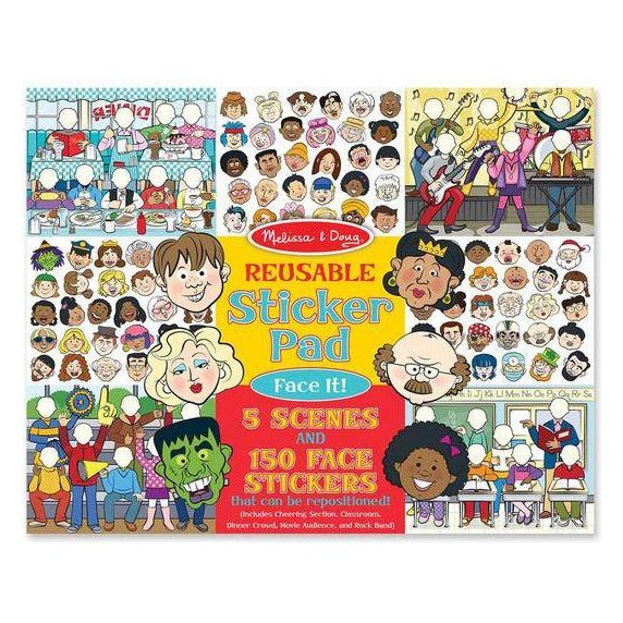 Melissa & Doug Reusable Sticker Pad - Face It