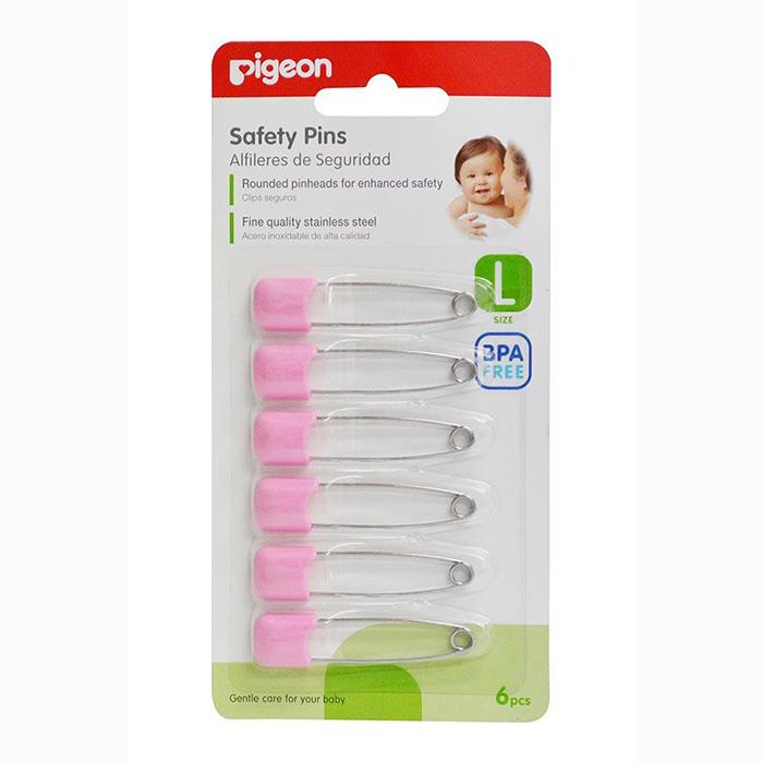 Pigeon Safety Pin (L) 6pcs