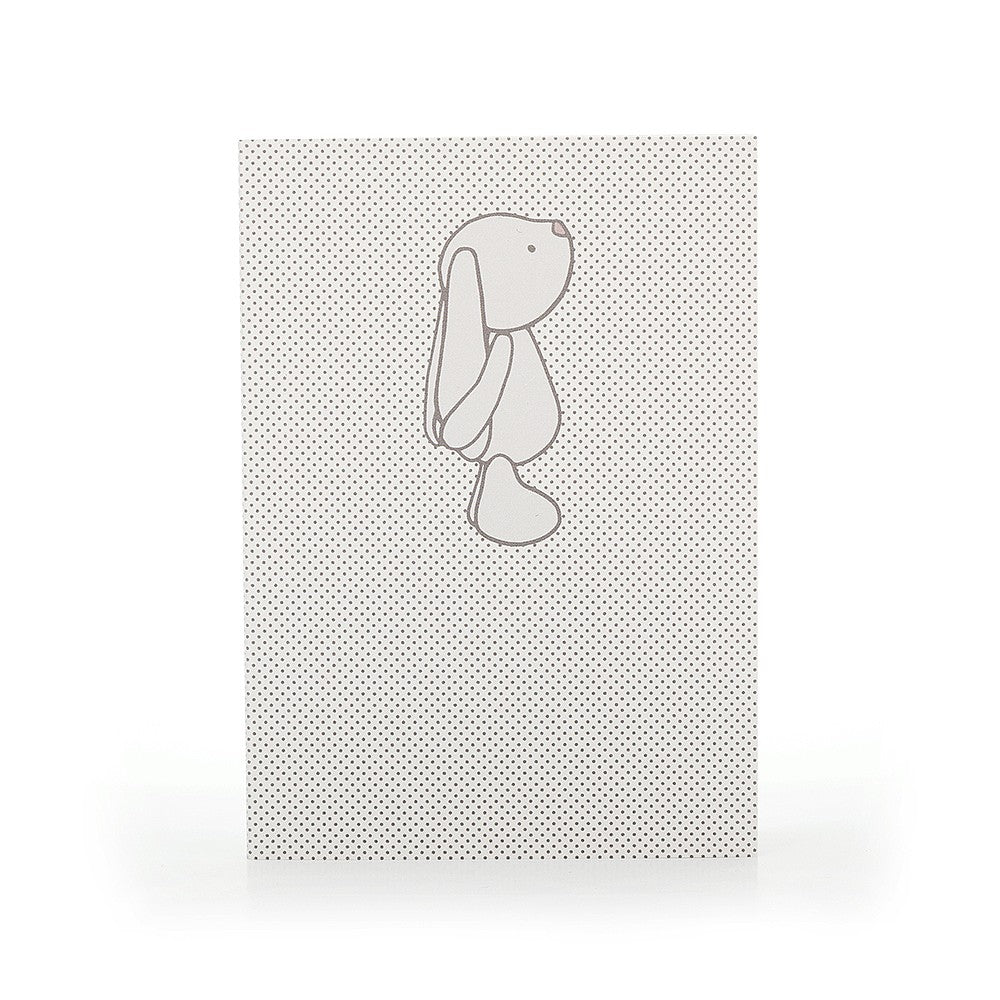 JellyCat Bashful Bunny Beige Spots A6 Note Book