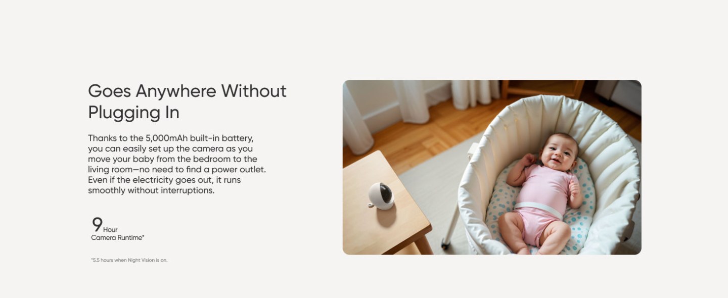 Eufy Baby Monitor E20 feature