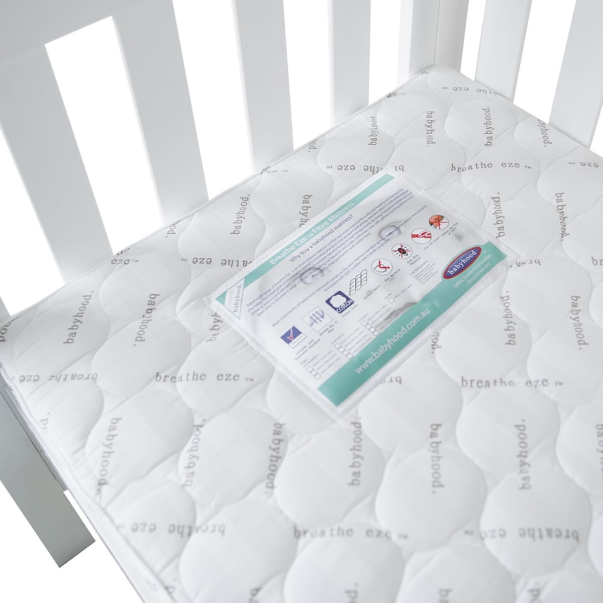 Babyhood Breathe Eze Standard Cot Mattress - 1200x600mm