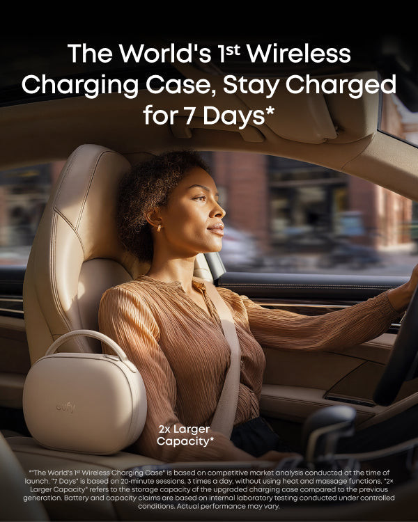 eufy S2 Pro world's first wireless charging case with up to 7 days of power