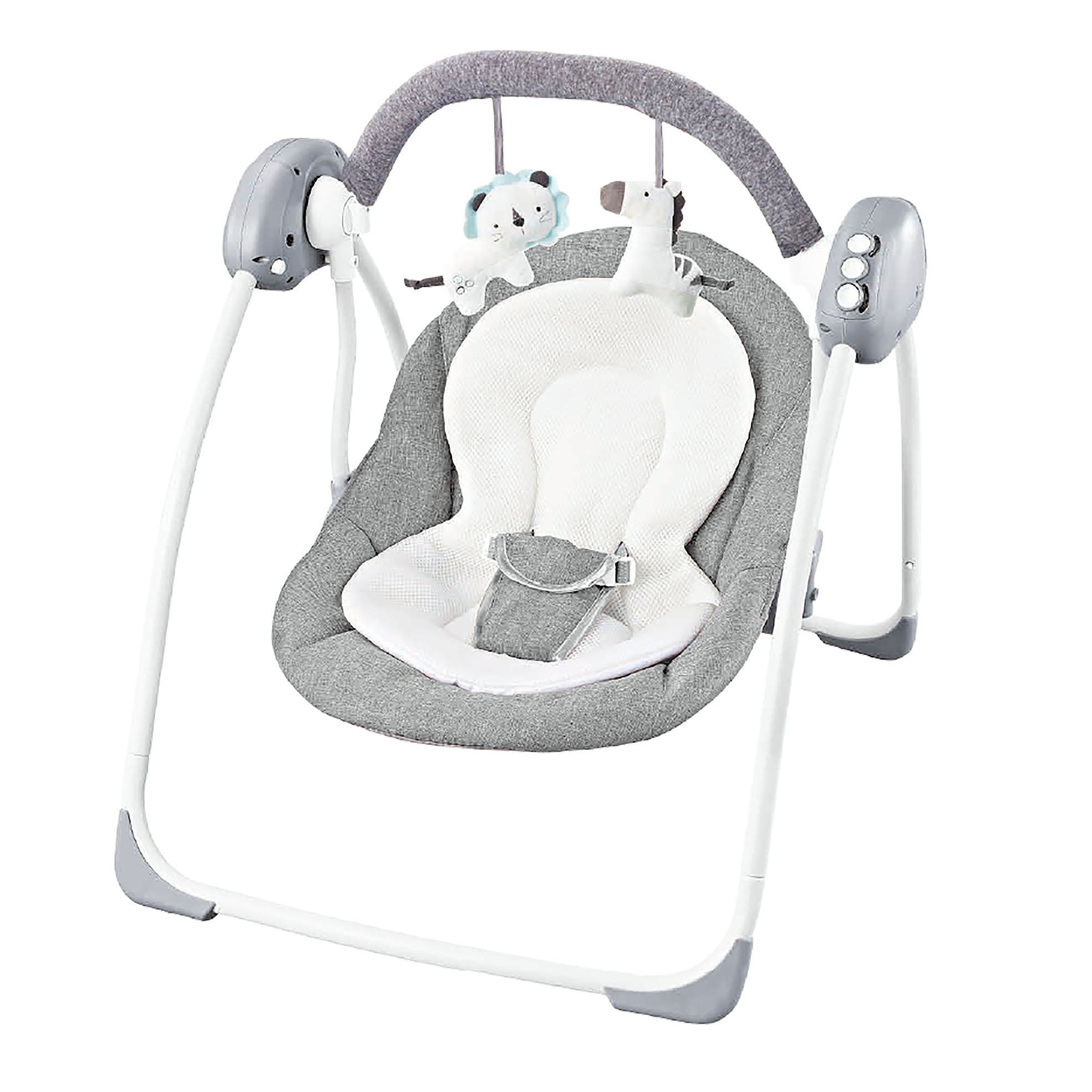 Lucky Baby 511183 Infant To Toddler Portable Swing – Grey