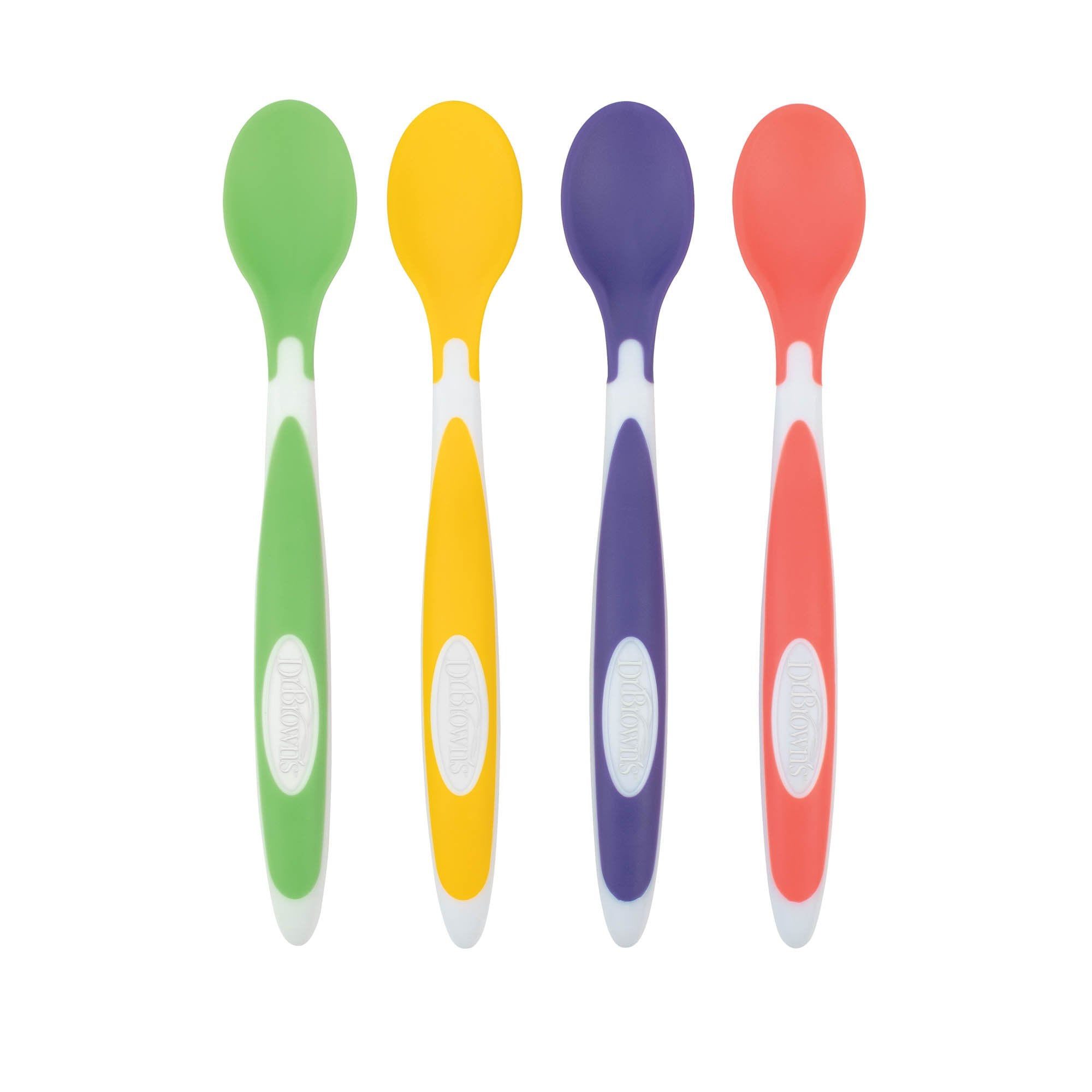 Dr. Brown's Soft-Tip Baby Spoons 4 Pack BPA Free