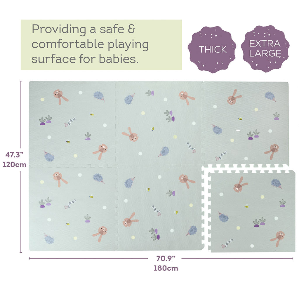 Taf Toys Urban Garden XL Soft Puzzle Play Mat | 0 months+