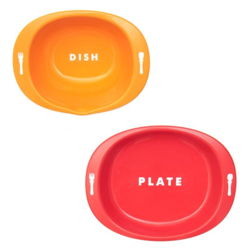 Pigeon Step 2 - All by Myself" Dish and Plate Set