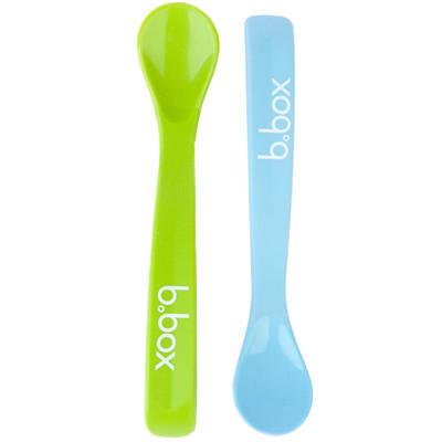 B.Box Baby Spoon (Green/Blue Pack)